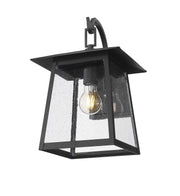 Rainer 1 Light 9.5" Outdoor Wall Light in Black