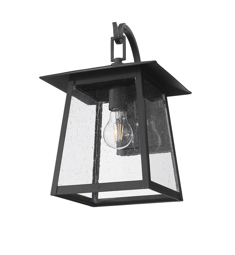 Rainer 1 Light 9.5" Outdoor Wall Light in Black