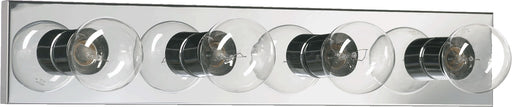 4 Light Vanity Strip in Chrome