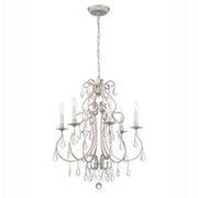 Ashton 6 Light 21.5" Chandelier in Olde Silver