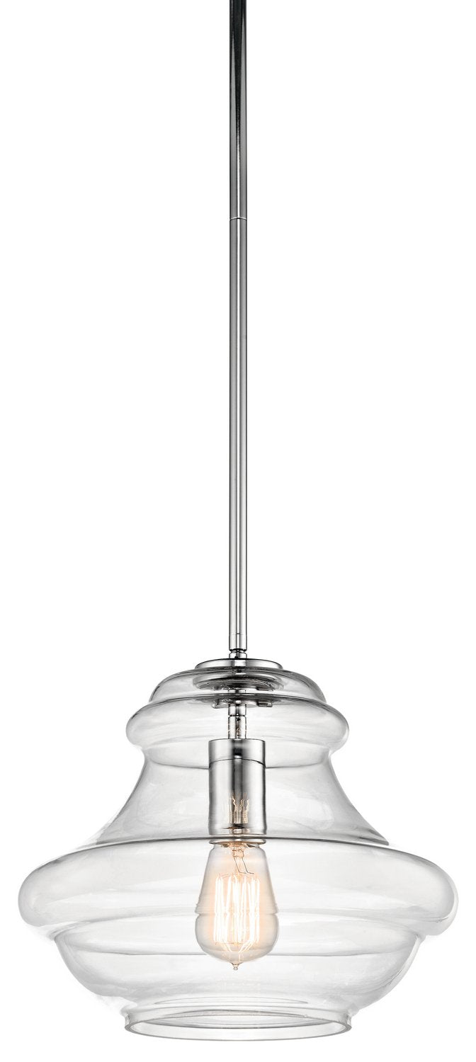Everly 12" Pendant in Chrome