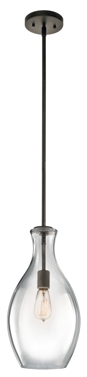 Everly 9" Mini Pendant in Olde Bronze