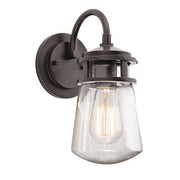 Lyndon Small Outdoor Wall Sconce in Architectural Bronze