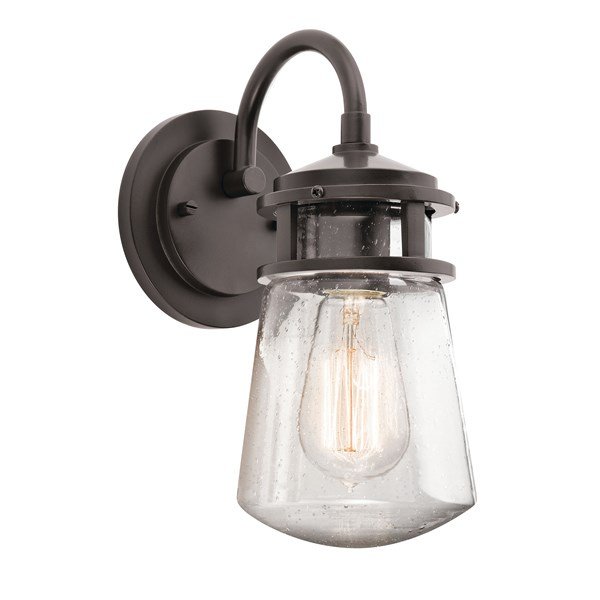 Lyndon Small Outdoor Wall Sconce in Architectural Bronze