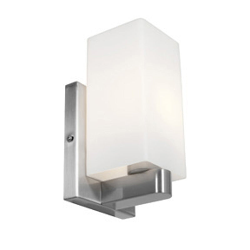 Archi Bath Sconce in Brushed Steel