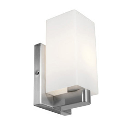 Archi Bath Sconce in Brushed Steel