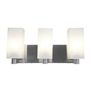 Archi 3-Light Bath Vanity Light in Brushed Steel