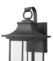Tiberius 6 Light 12" Outdoor Wall Light in Black