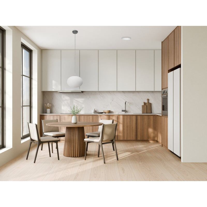 Callisto 3-Light Pendant in Brushed Steel