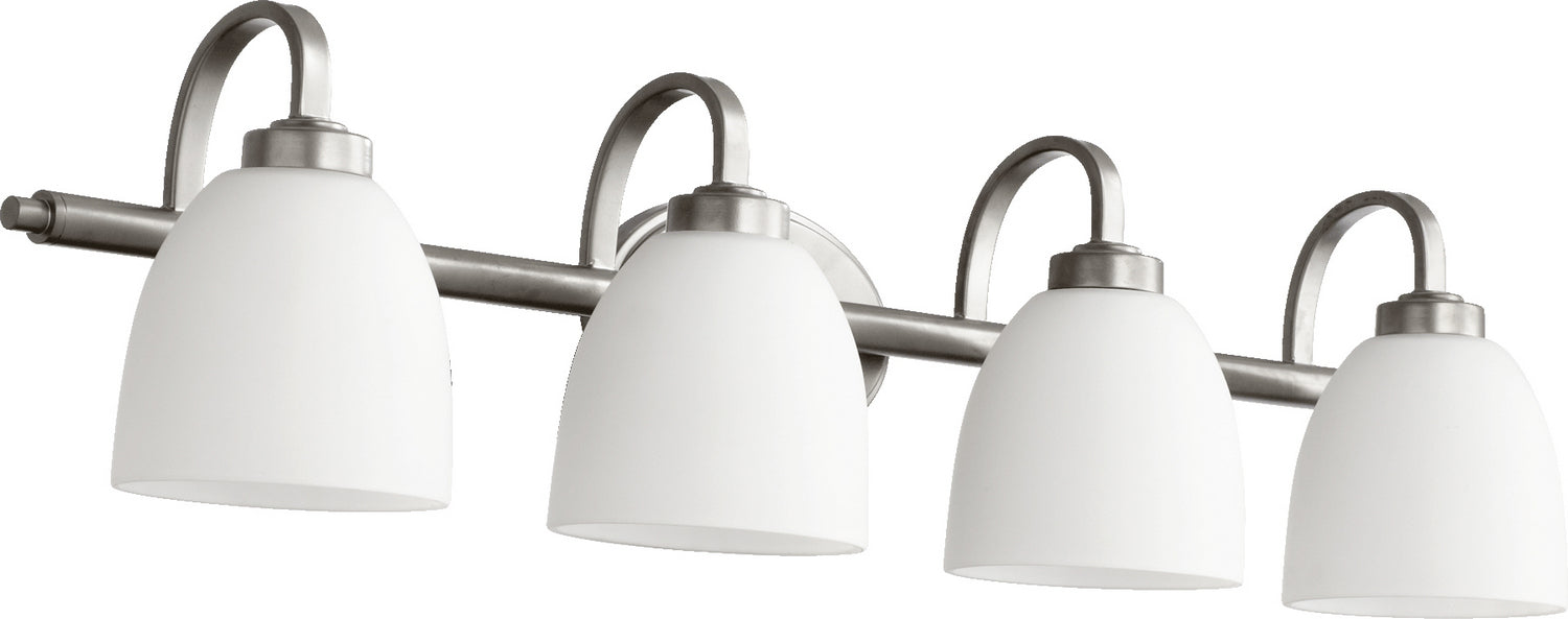 Reyes Transitional Vanity in Classic Nickel