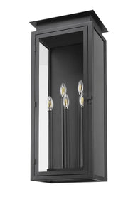 Nova 5 Light 12.5" Outdoor Wall Light in Black