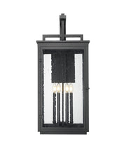 Hartwell 6 Light 15" Outdoor Wall Light in Sand Black