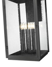 Hartwell 6 Light 15" Outdoor Wall Light in Sand Black