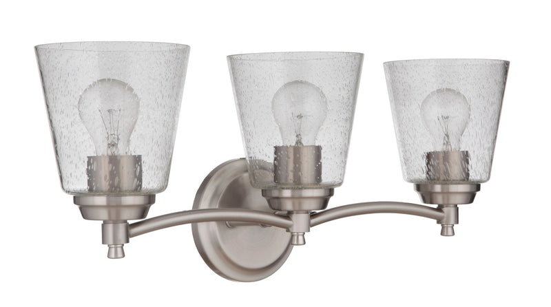Tyler 3 Light 22.5" Vanity in Brushed Polished Nickel