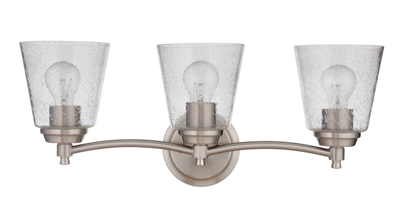 Tyler 3 Light 22.5" Vanity in Brushed Polished Nickel