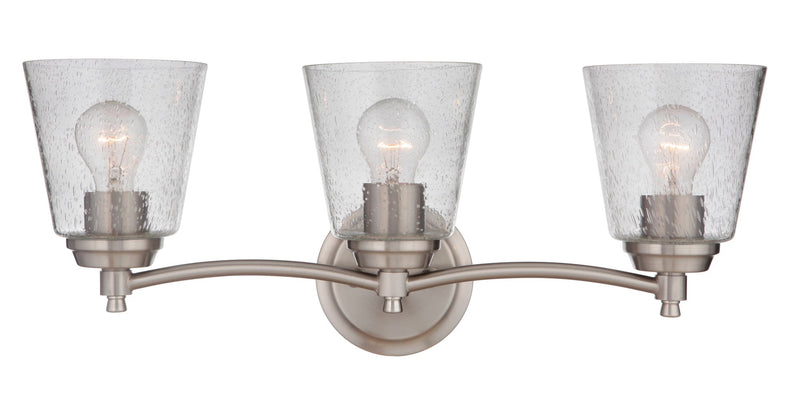 Tyler 3 Light 22.5" Vanity in Brushed Polished Nickel