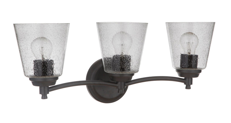 Tyler 3 Light 22.5" Vanity in Flat Black
