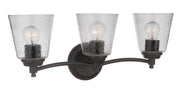 Tyler 3 Light 22.5" Vanity in Flat Black