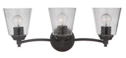Tyler 3 Light 22.5" Vanity in Flat Black