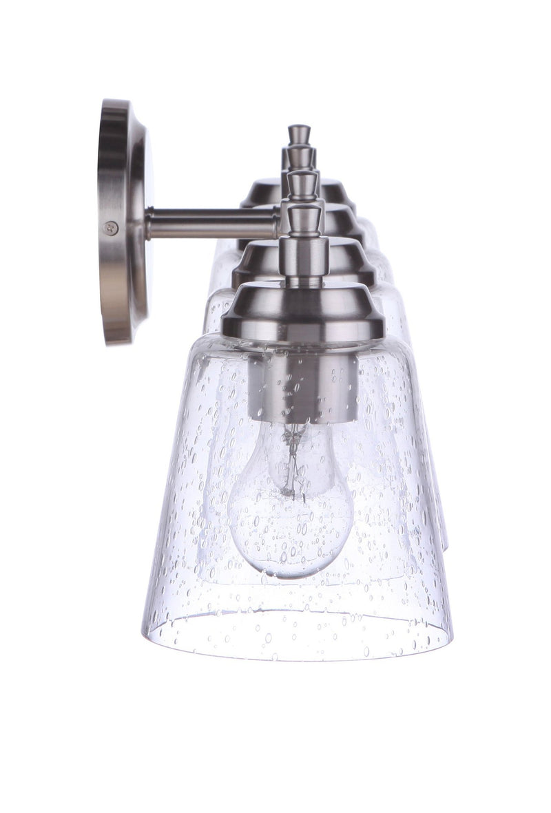 Tyler 4 Light 31" Vanity in Brushed Polished Nickel