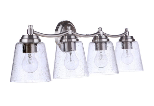 Tyler 4 Light 31" Vanity in Brushed Polished Nickel