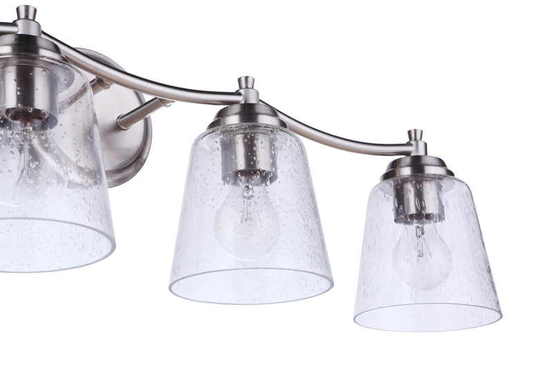 Tyler 4 Light 31" Vanity in Brushed Polished Nickel