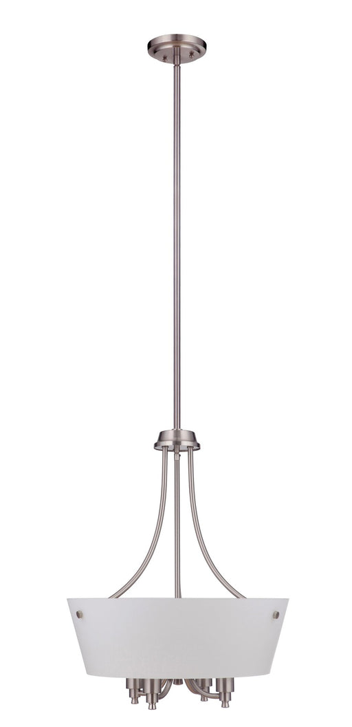 Tyler 4 Light 18.75" Foyer in Brushed Polished Nickel