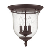 Legacy 3-Light Flush Mount in Bronze