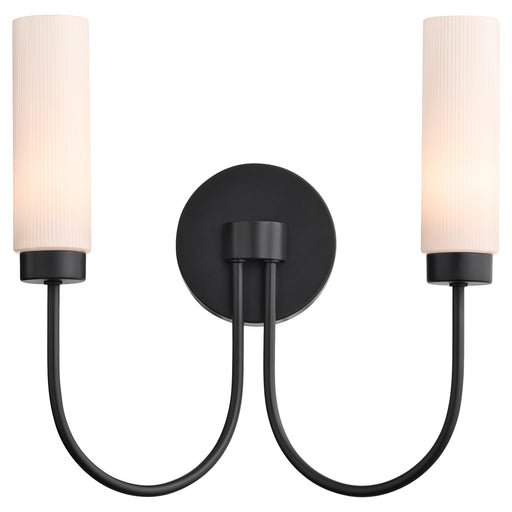 Jerome 2 Light Wall Sconce in Matte Black