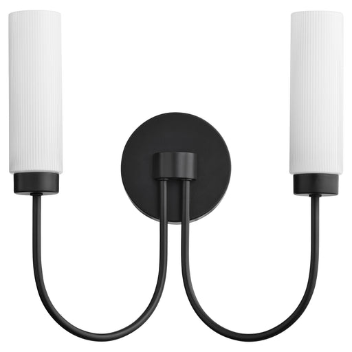 Jerome 2 Light Wall Sconce in Matte Black