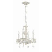 Paris Market 4 Light 13.5" Chandelier in Antique White