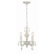 Paris Market 4 Light 13.5" Chandelier in Antique White