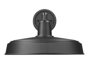 RLM 1 Light 14" Outdoor Wall Light, 9.5" Tall in Sand Black