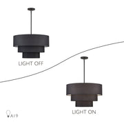 Bainbridge 5-Light 28" Chandelier in Black