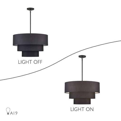 Bainbridge 5-Light 28" Chandelier in Black