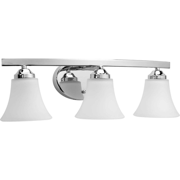 Adorn Three Light Bath Bracket in Polished Chrome
