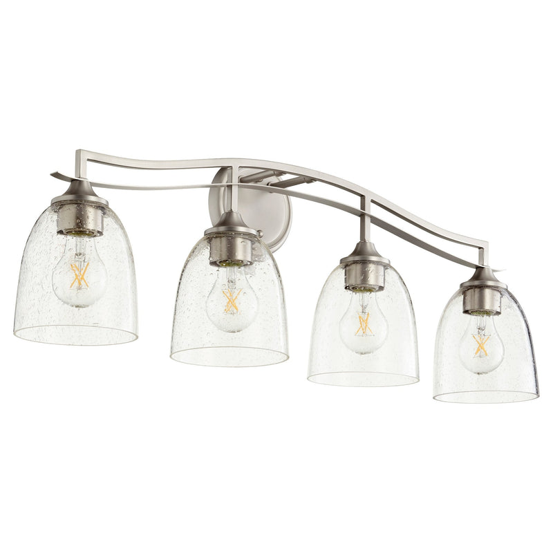 Jardin 4 Light Vanity in Satin Nickel