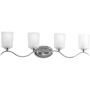 Inspire 4-Light Bath Vanity Light in Polished Chrome