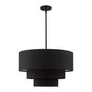 Bainbridge 4-Light Tiered Chandelier in Black