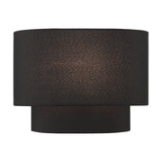 Bainbridge Half Moon ADA Wall Sconce in Black