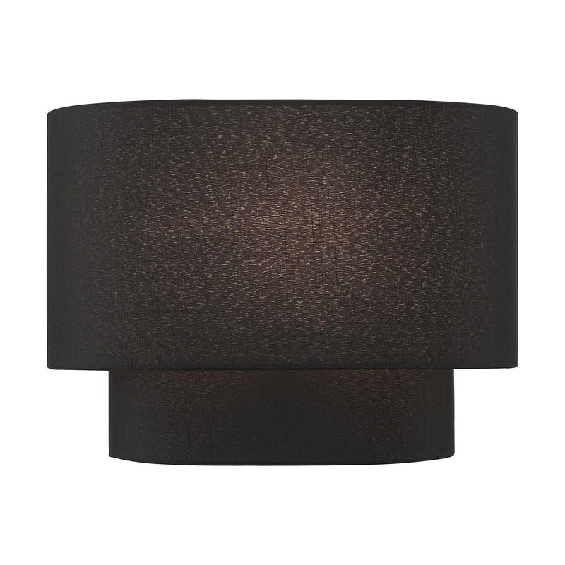 Bainbridge Half Moon ADA Wall Sconce in Black