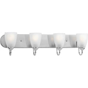 Gather 4-Light Bath Vanity Light in Polished Chrome