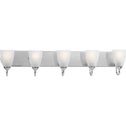 Gather 5-Light Bath Vanity Light in Polished Chrome