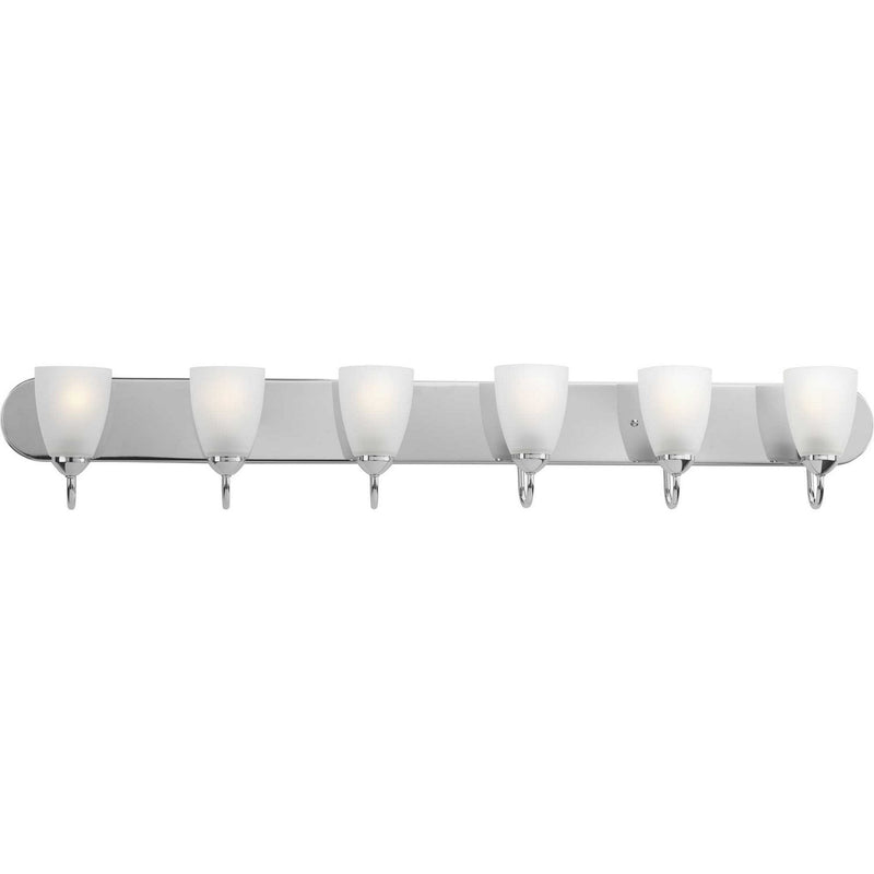 Gather 6-Light Bath Vanity Light in Polished Chrome
