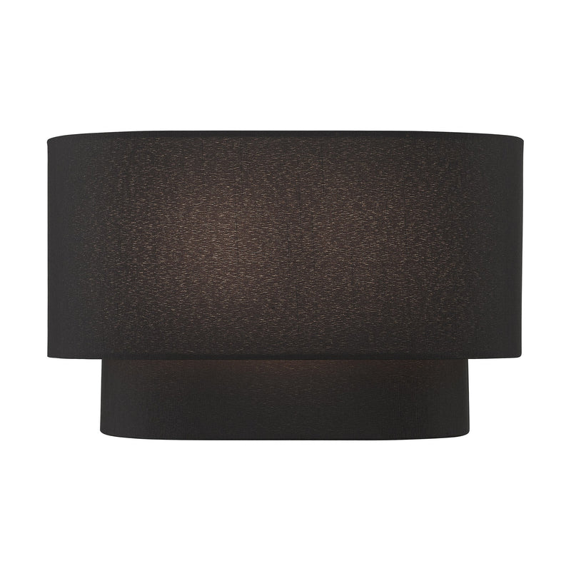 Bainbridge 2-Light Half Moon ADA Wall Sconce in Black