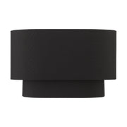Bainbridge 2-Light Half Moon ADA Wall Sconce in Black