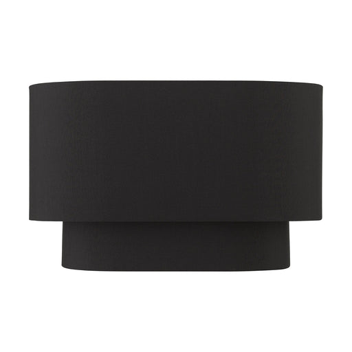 Bainbridge 2-Light Half Moon ADA Wall Sconce in Black