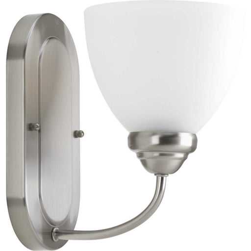 Heart One Light Bath Bracket in Brushed Nickel
