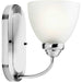 Heart One Light Bath Bracket in Polished Chrome