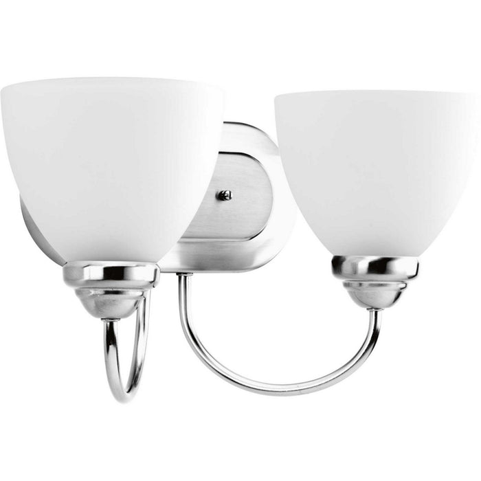 Heart Two Light Bath Bracket in Polished Chrome